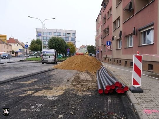 Zakończył się pierwszy tydzień przebudowy centrum Sycowa