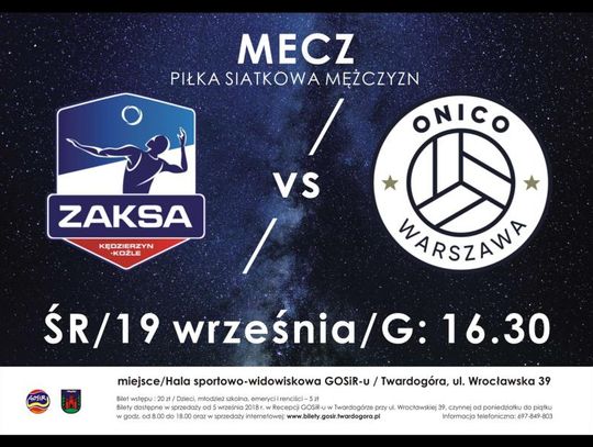 Zaksa pod siatką w Twardogórze