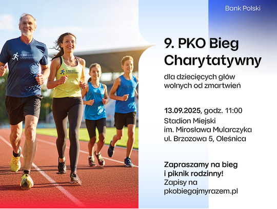 Zapisz się na 9. PKO Bieg Charytatywny! Biegniemy dla zdrowia psychicznego dzieci i młodzieży