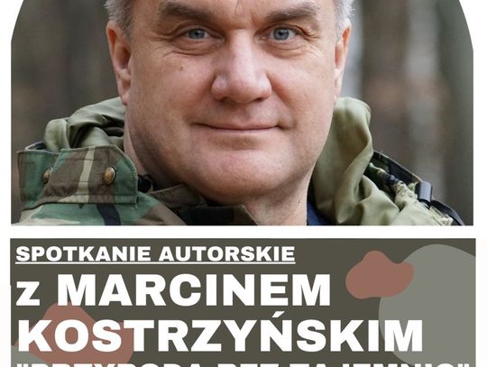 Zapraszamy do biblioteki na spotkanie z Marcinem Kostrzyńskim