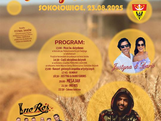 Dożynki i Festiwal Smaków w gminie Oleśnica