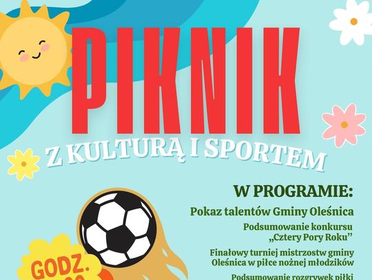 Zapraszamy na Piknik z Kulturą i Sportem