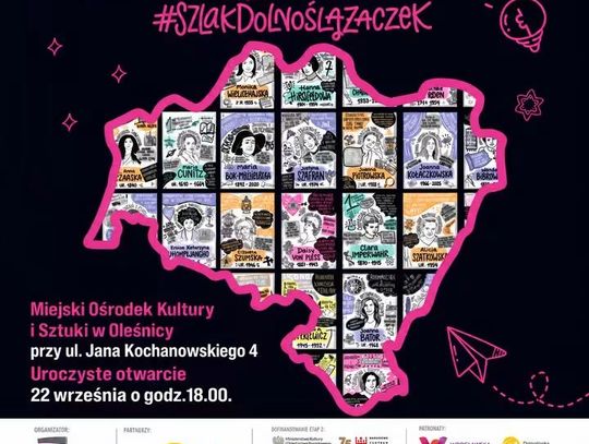 Wystawa „Szlak Dolnoślązaczek" w Oleśnicy – opowieść o 26 kobietach, które zmieniały Dolny Śląsk