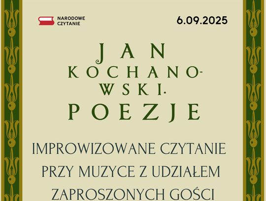 Bierutów zaprasza na Narodowe Czytanie