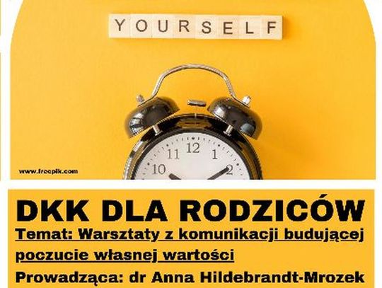 Zaproszenie na spotkanie w ramach "DKK dla Rodziców"