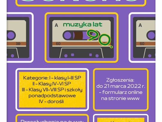 Zaśpiewaj w jubileuszowym Sonoro