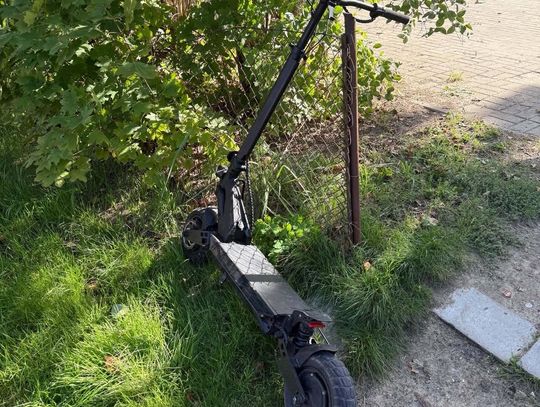 Zdarzenie drogowe w Goszczu z udziałem hulajnogi elektrycznej