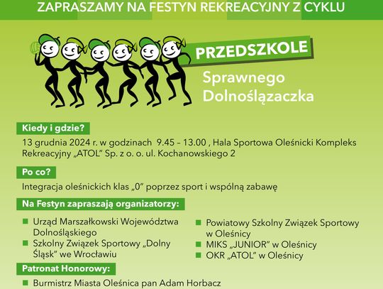 Zerówki na start! Festyn rekreacyjny w Oleśnicy