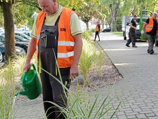 Trwają porządki w mieście. Wiele jest do zrobienia...