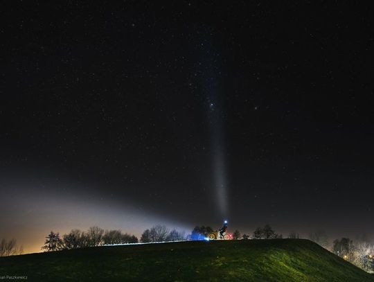 Zjawiskowe zdjęcie, czyli niebo i riksza