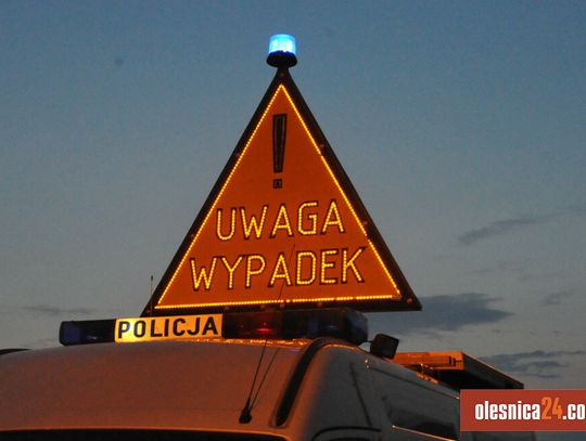 Złe dni na drogach w powiecie oleśnickim 