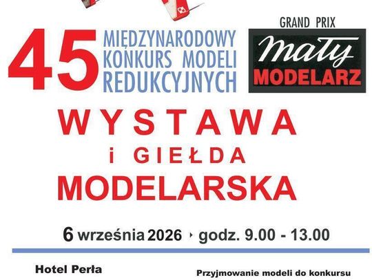 Zmiana lokalizacji! 45. Oleśnicki Konkurs Modelarski przeniesiony do hotelu „Perła”