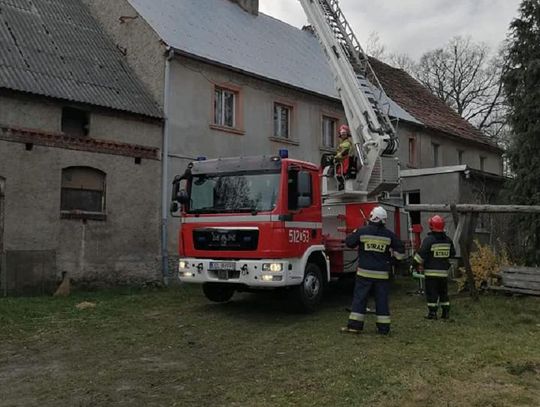 Znów paliło się w kominie