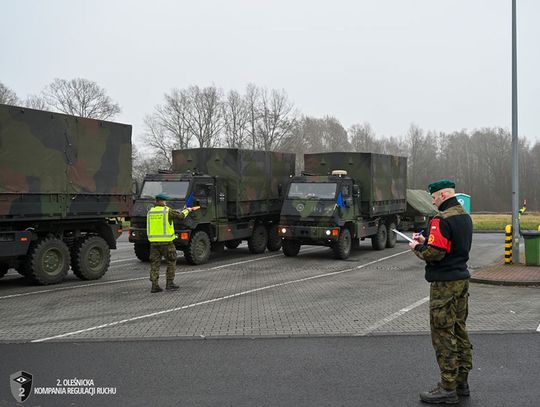 Żołnierze z Oleśnicy zabezpieczają akcję Dragon-24