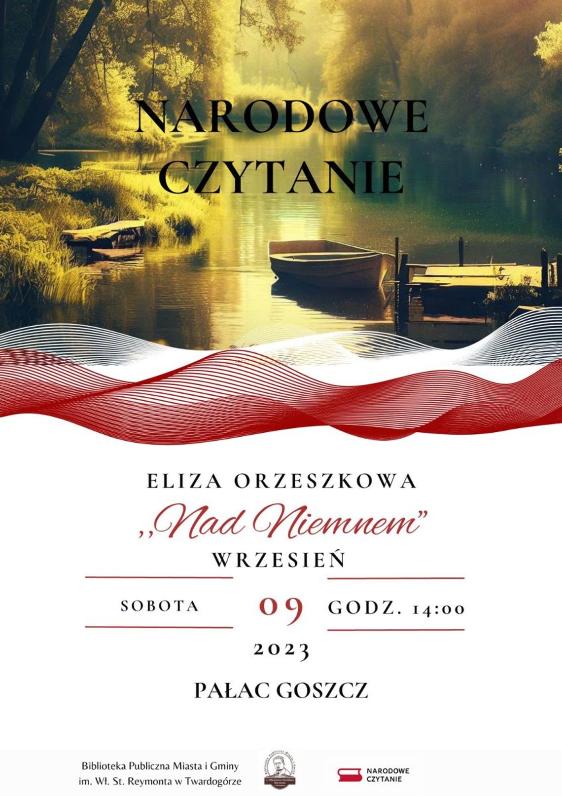 Narodowe Czytanie w pałacu Goszcz