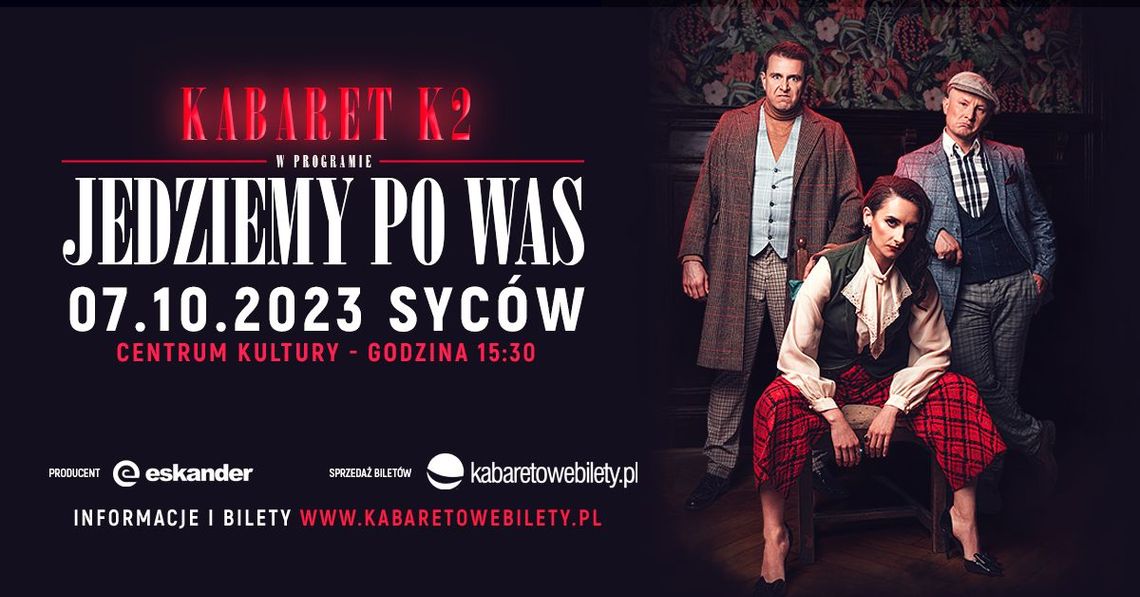 Kabaret K2 nadciąga z programem "Jedziemy po Was"!