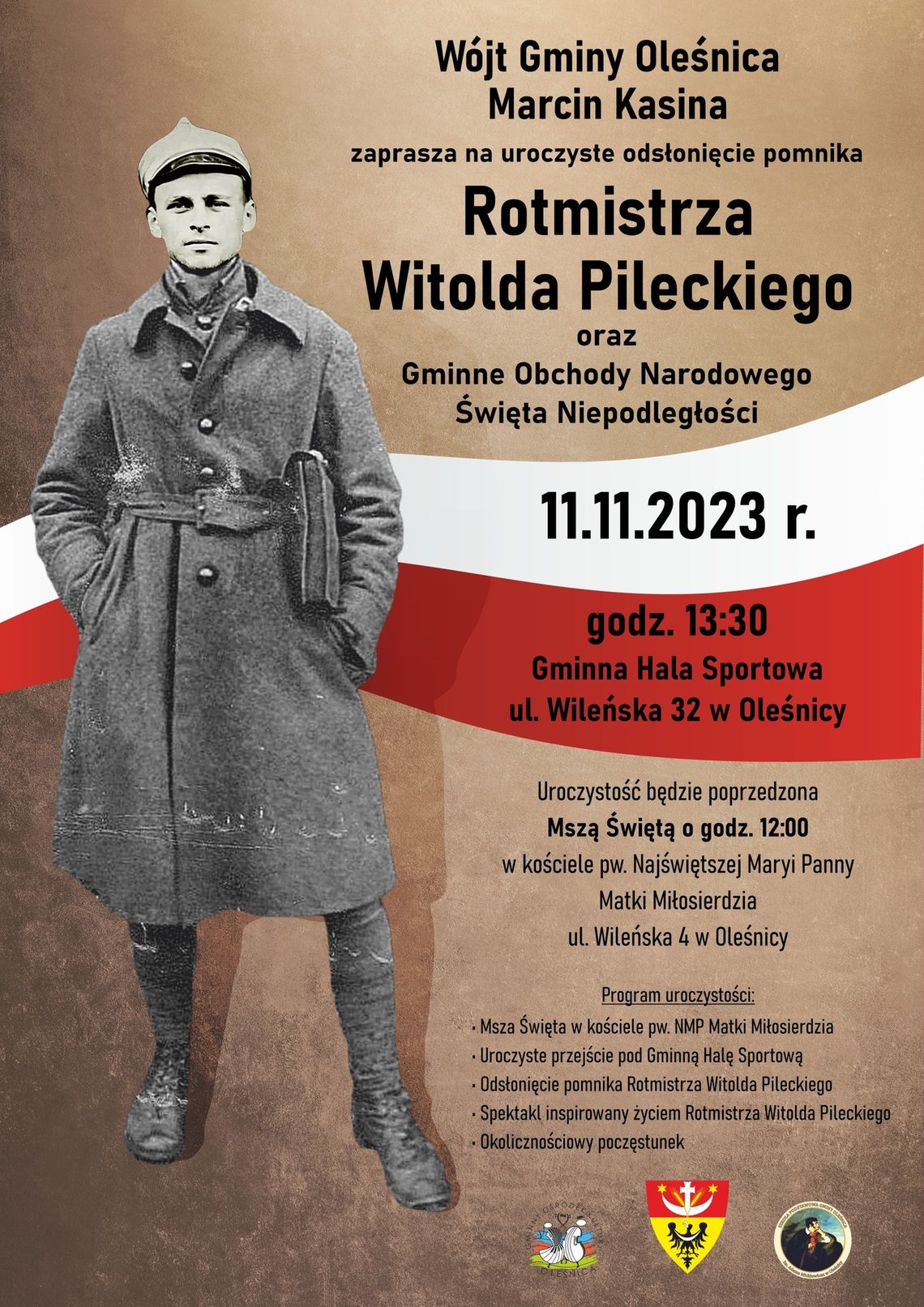 Odsłonią pomnik Rotmistrza Witolda Pileckiego