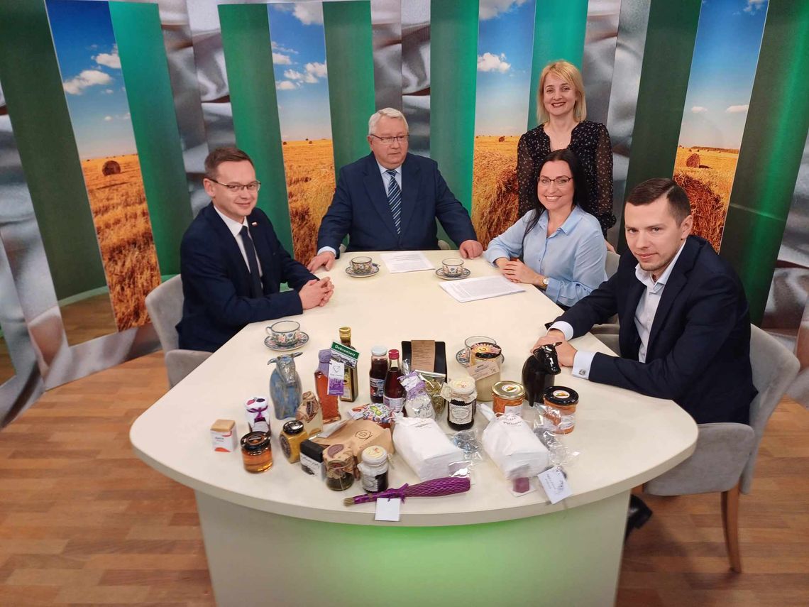 Prezeska Dobrej Widawy promuje lokalne produkty