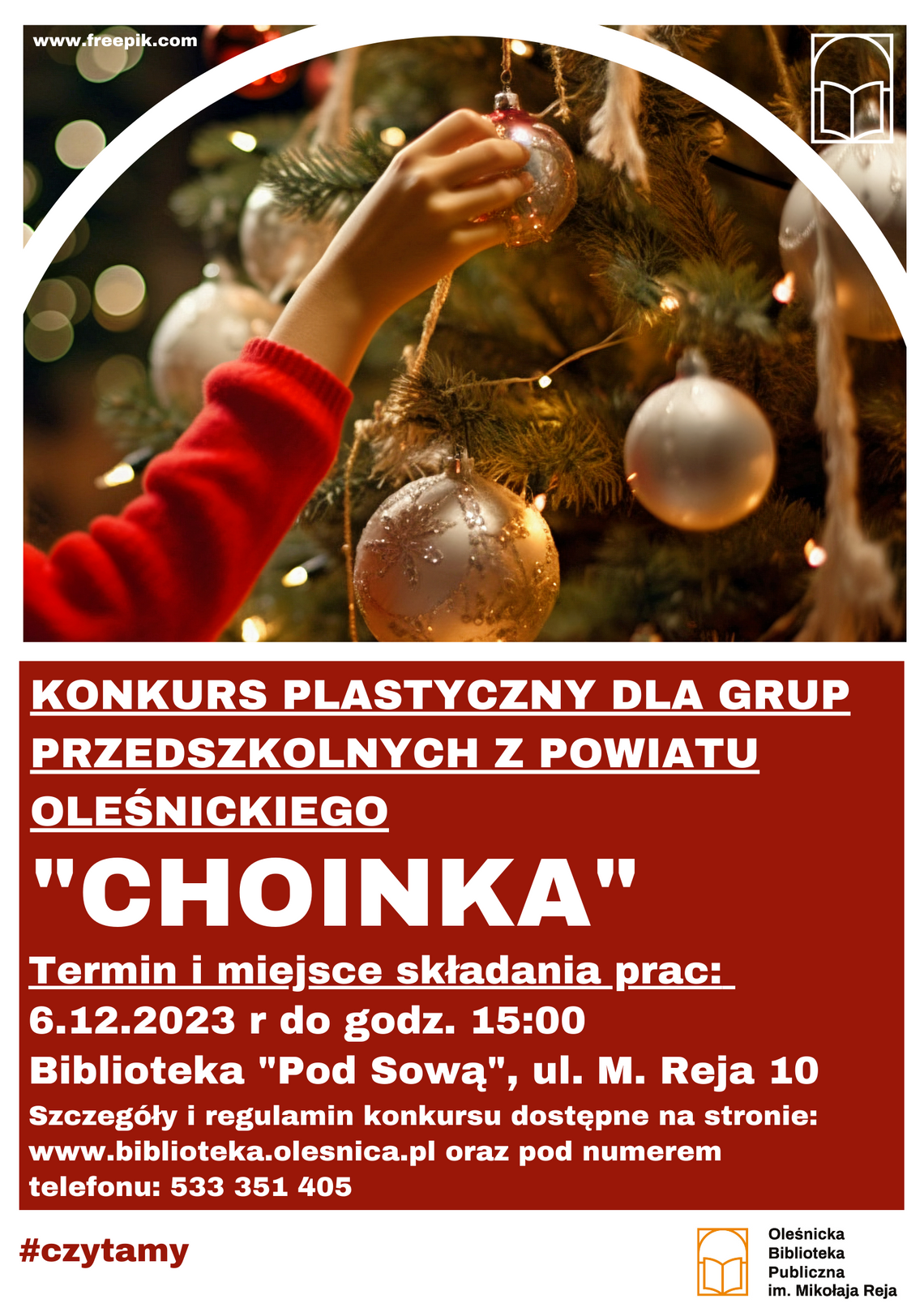 Weż udział w konkursie plastycznym "Choinka"