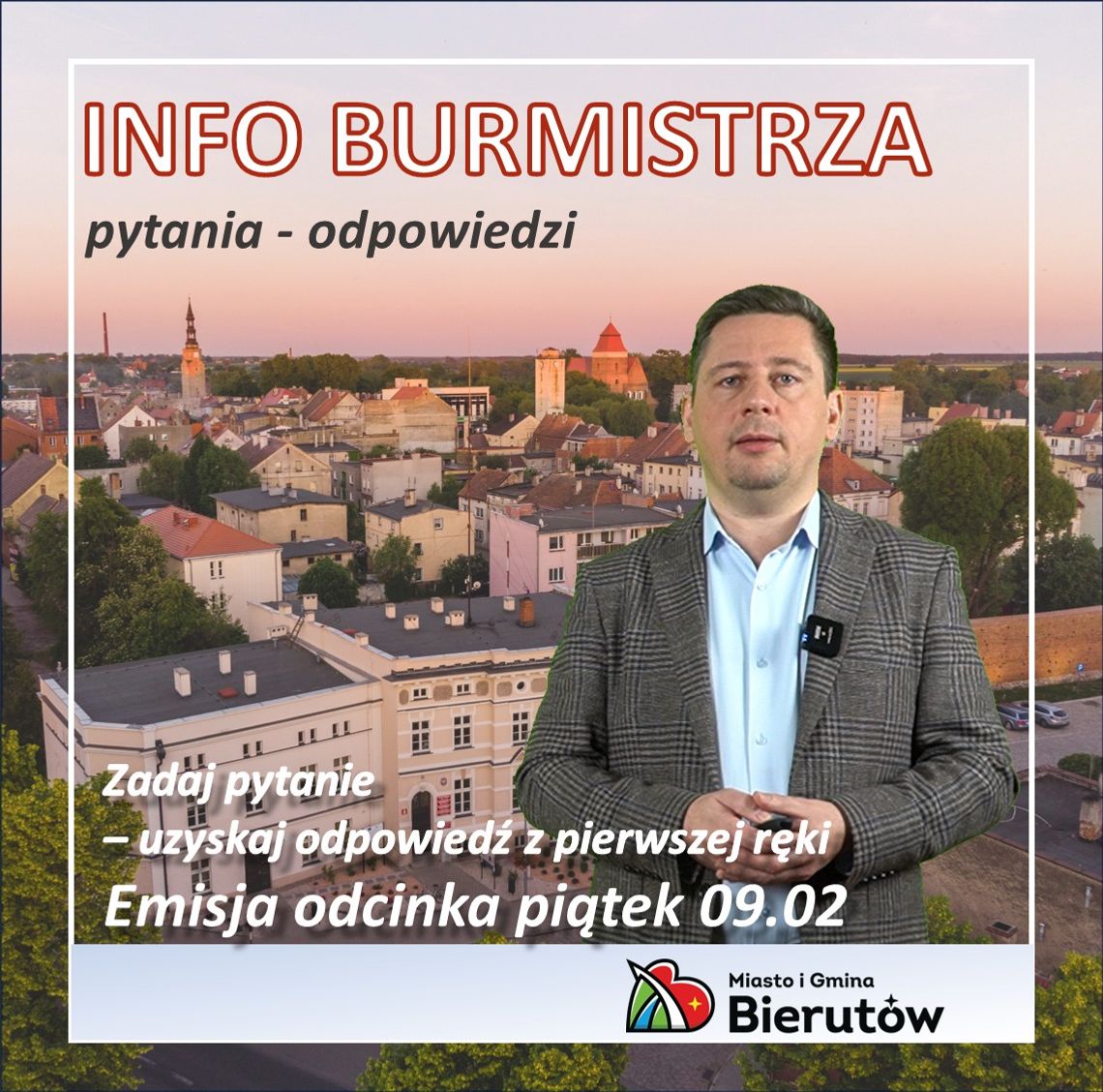 Burmistrz zaprasza do dyskusji