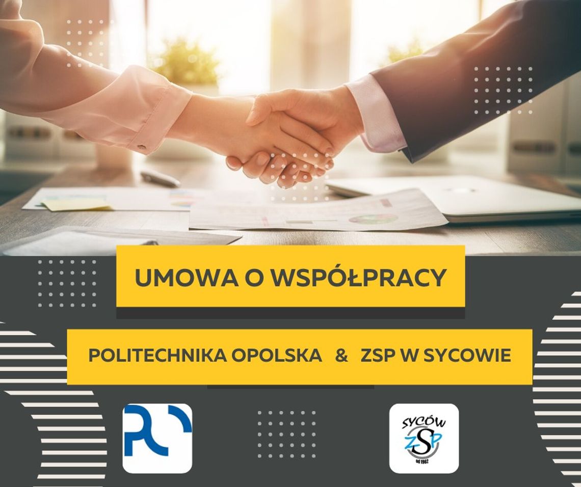 ZSP Syców będzie współpracował z Politechniką Opolską