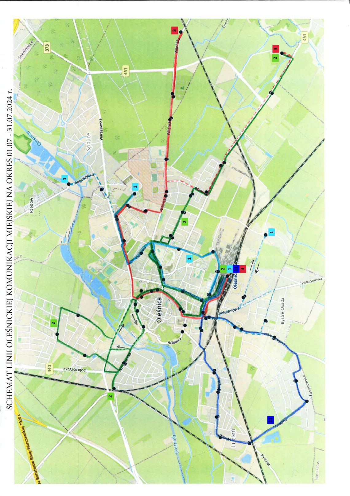 Nowy rozkład komunikacji w Oleśnicy