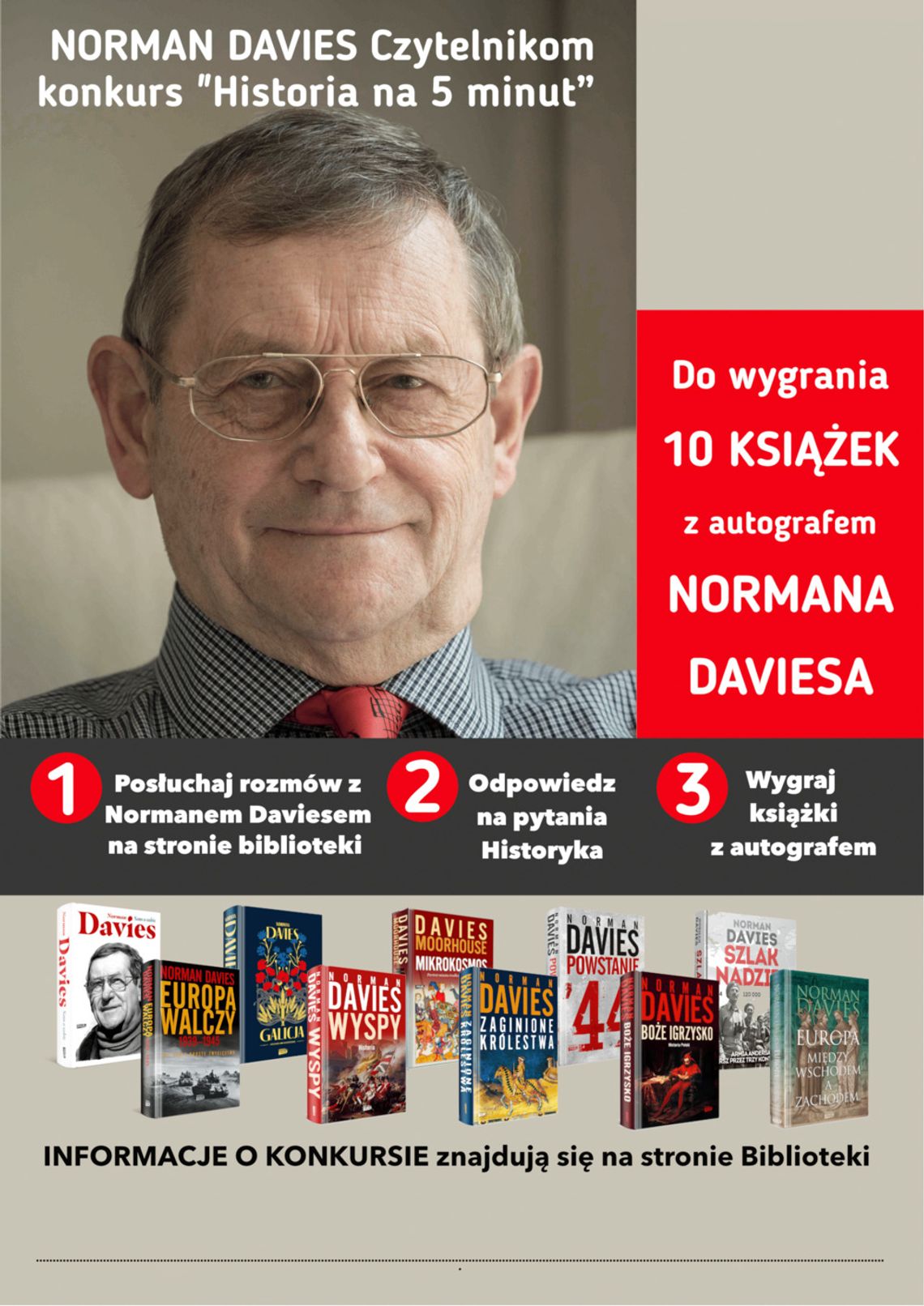 Wygraj książki Normana Daviesa z autografem!