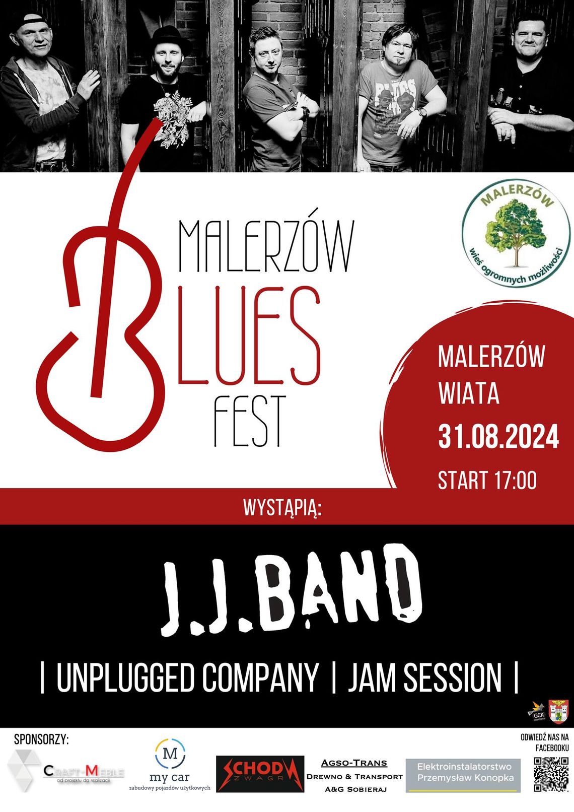 J.J. Band zagra na Malerzów Blues Fest