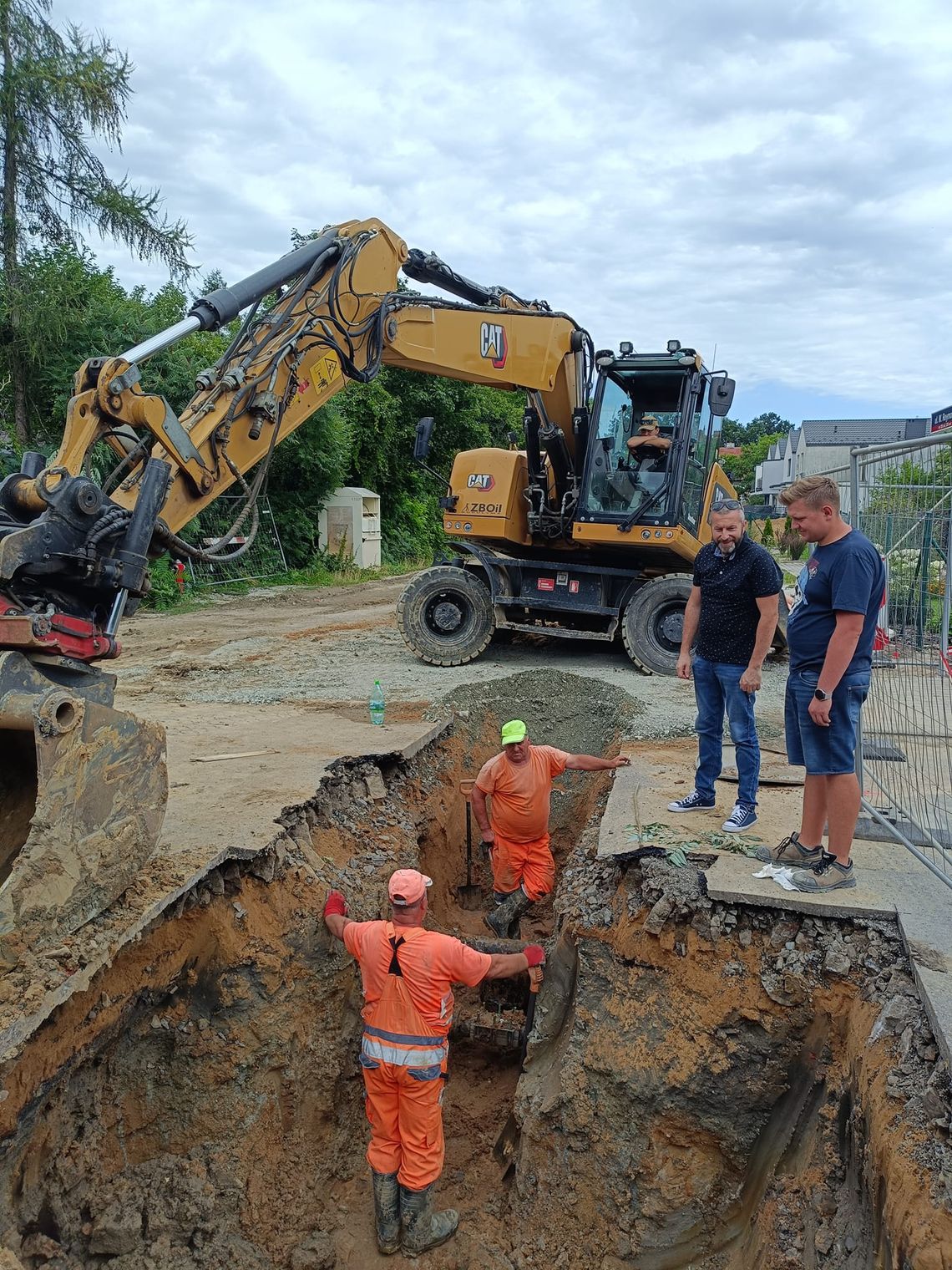 Trwa przebudowa sięgacza na ulicy Reymonta