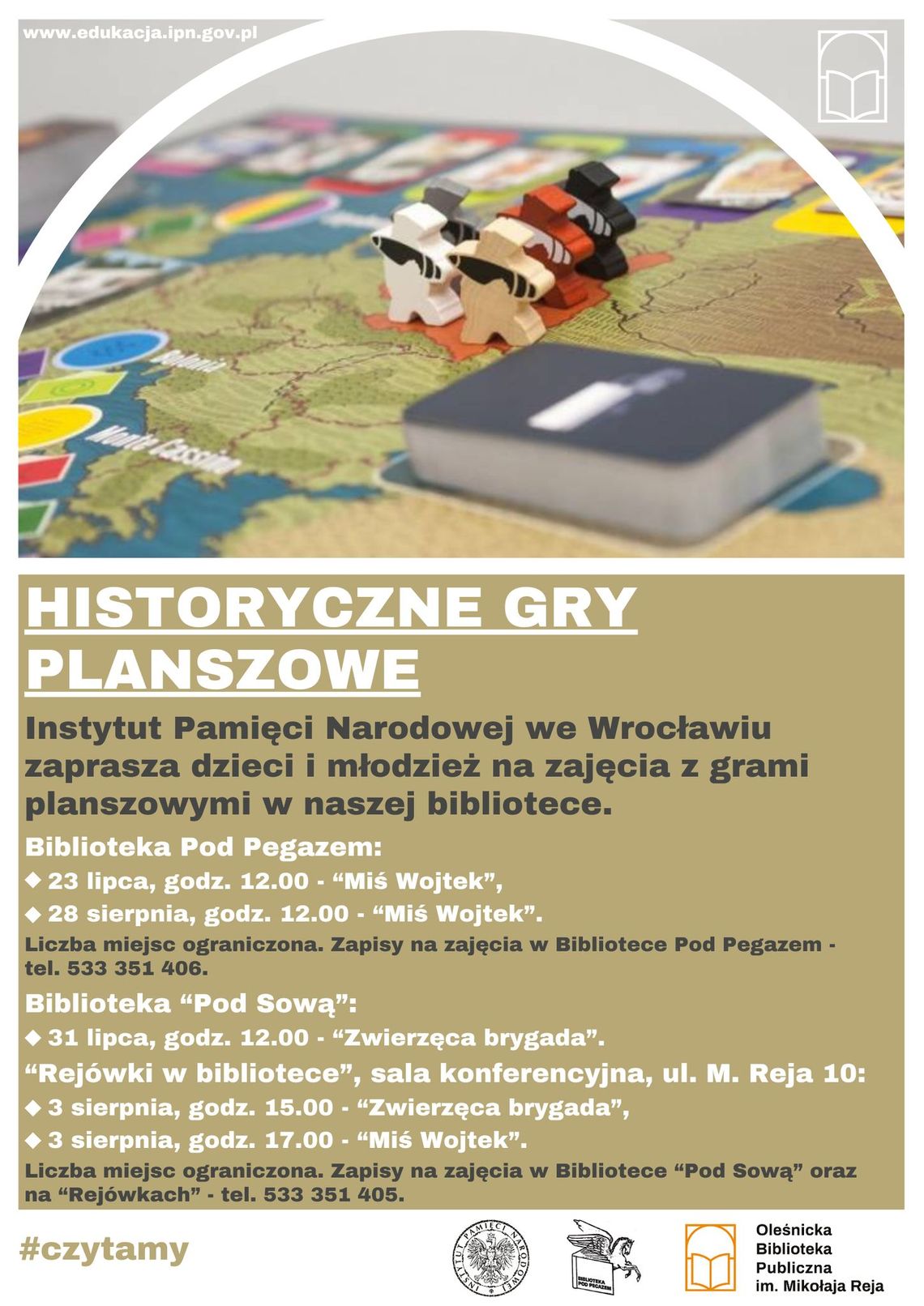 Planszówki historyczne w Oleśnicy