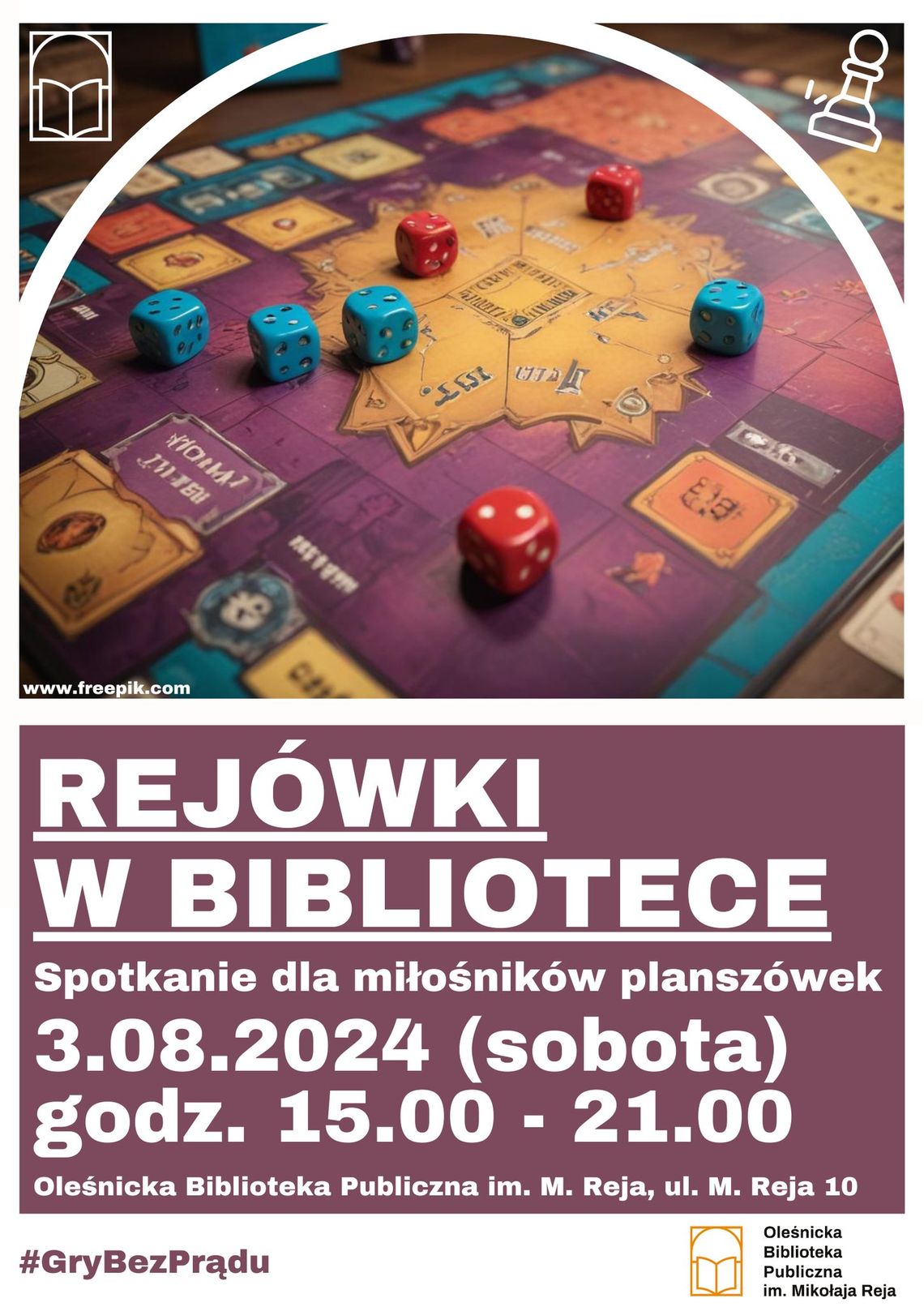 Rejówki w bibliotece w Oleśnicy