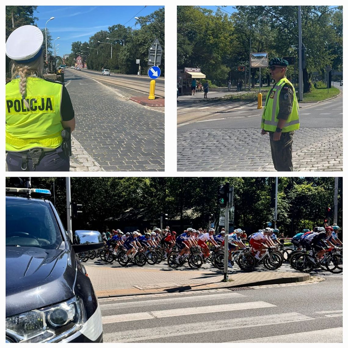 Żołnierze z Oleśnicy zabezpieczają Tour de Pologne