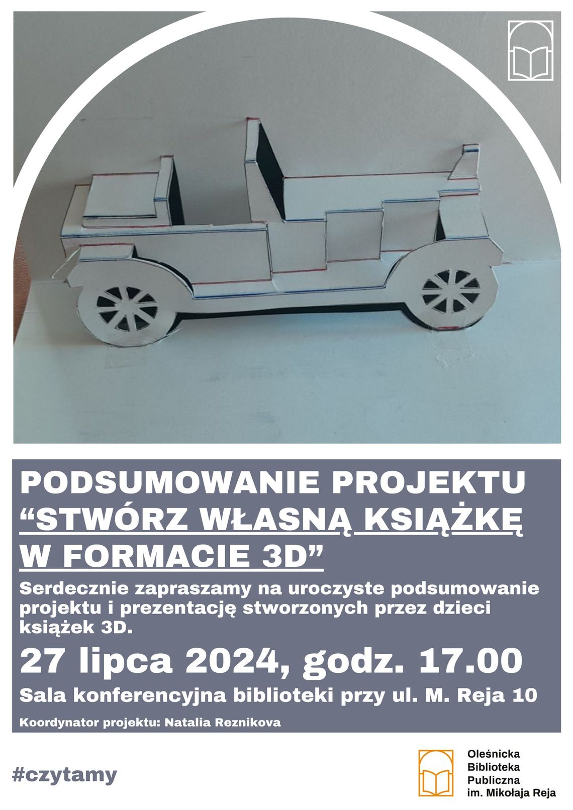 Tworzyli własną książkę w formacie 3D