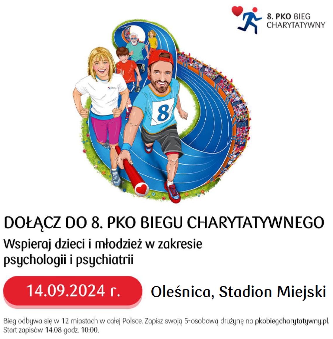 PKO Bieg Charytatywny w Oleśnicy. Jego ambasadorką jest Iga Baumgart-Witan