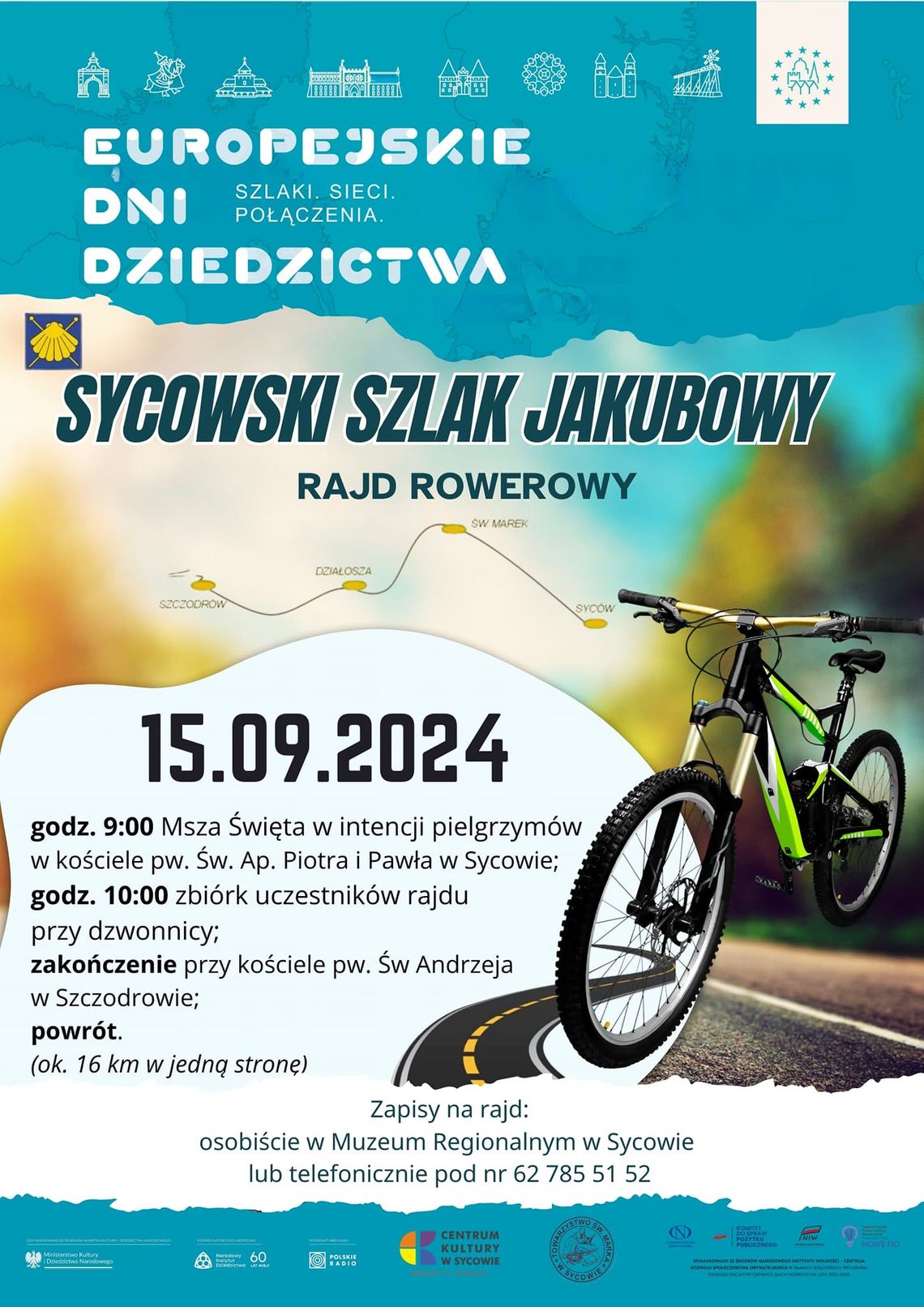 Wsiadaj na rower i jedź Sycowskim Szlakiem Jakubowym