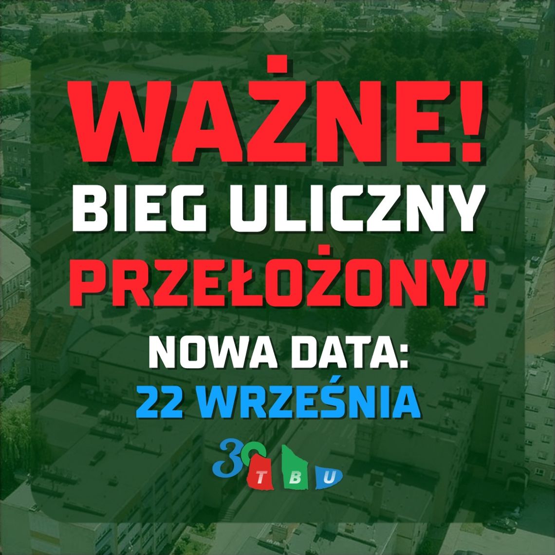 Bieg Uliczny przeniesiony