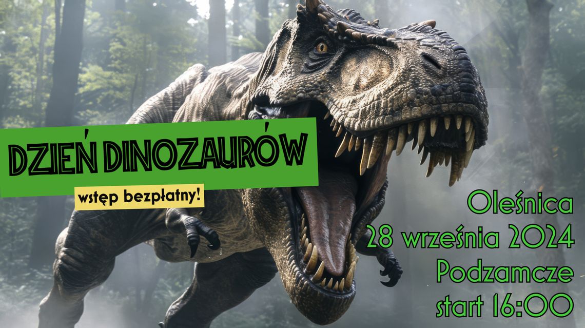 Dinozaury znów w Oleśnicy