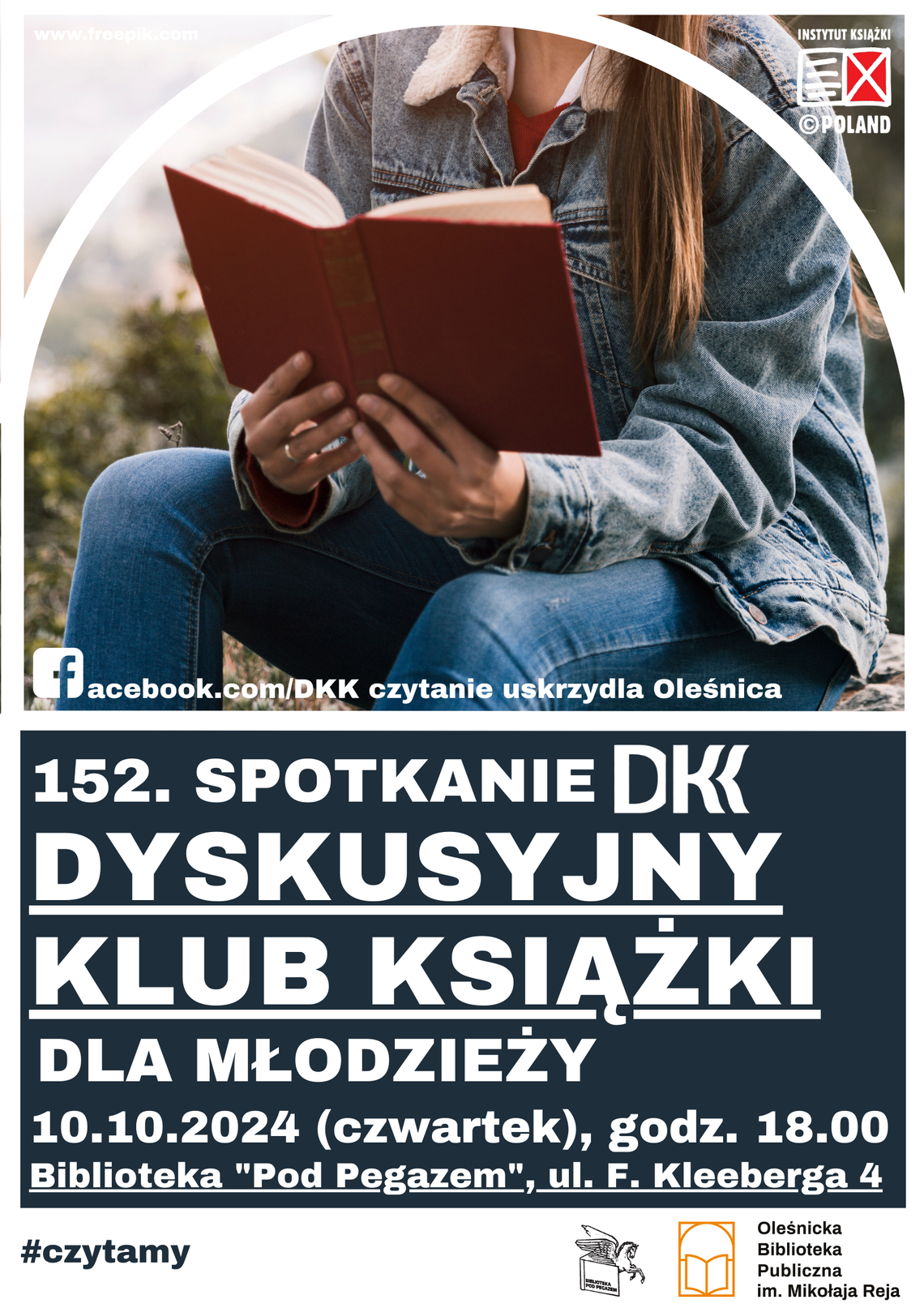 Dyskusyjny Klubu Książki dla Młodzieży zaprasza po raz 152.