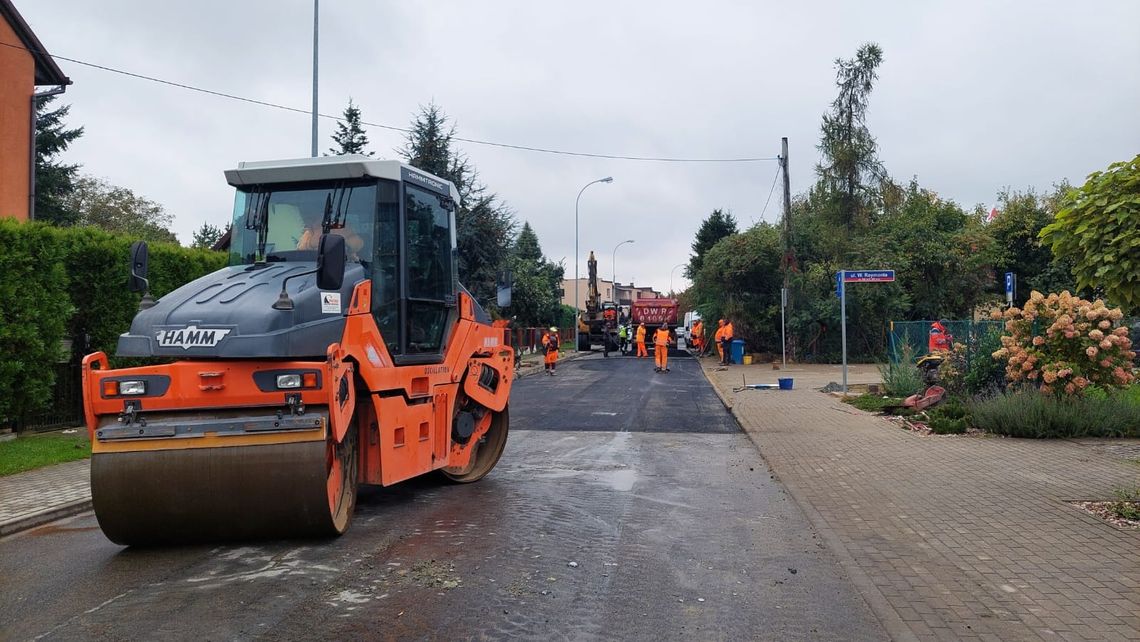 Trwają prace na Reymonta