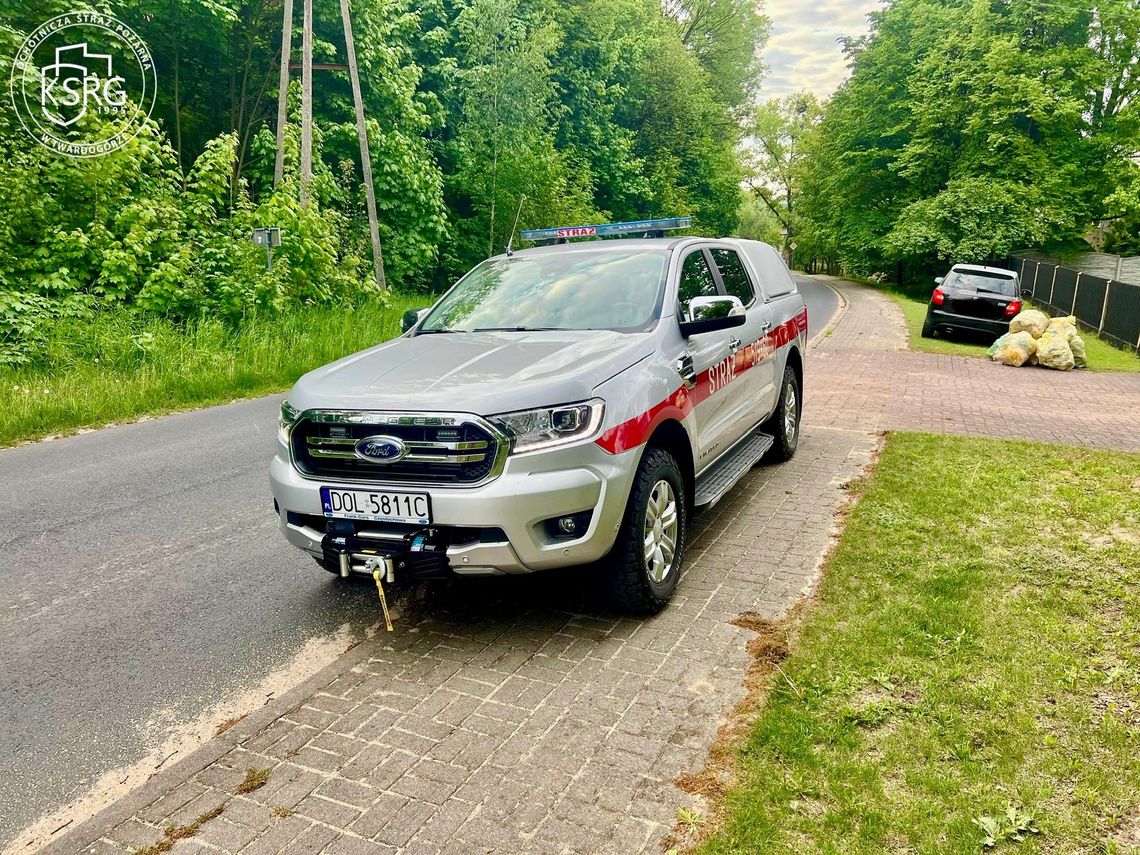 Strażacy wspierali pogotowie. Śmigłowiec LPR zawrócono
