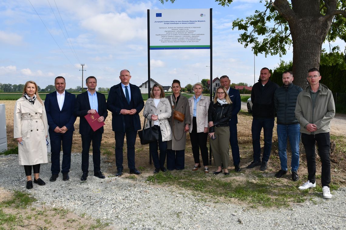 Zakończył się I etap budowy kanalizacji sanitarnej w Jenkowicach