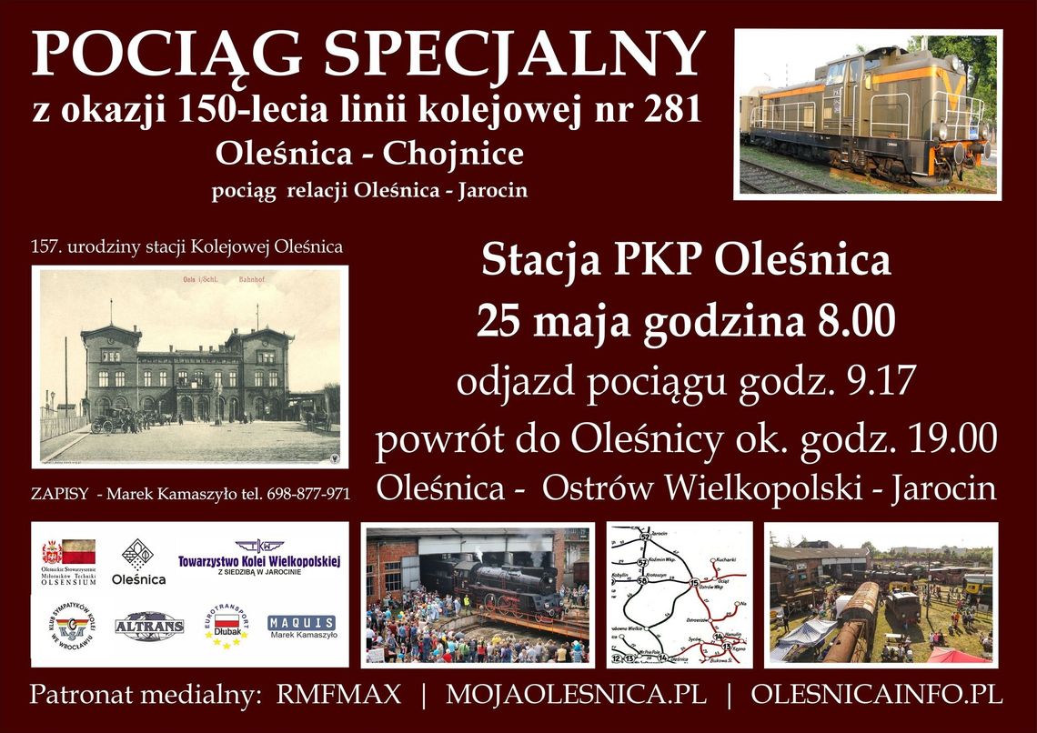 Pojedzie kolejny pociąg specjalny