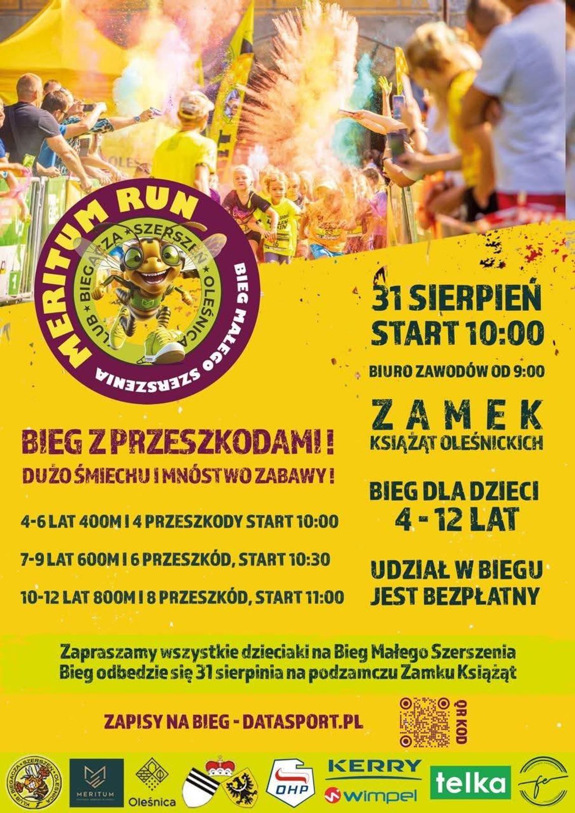 Zapraszają na Bieg Małego Szerszenia