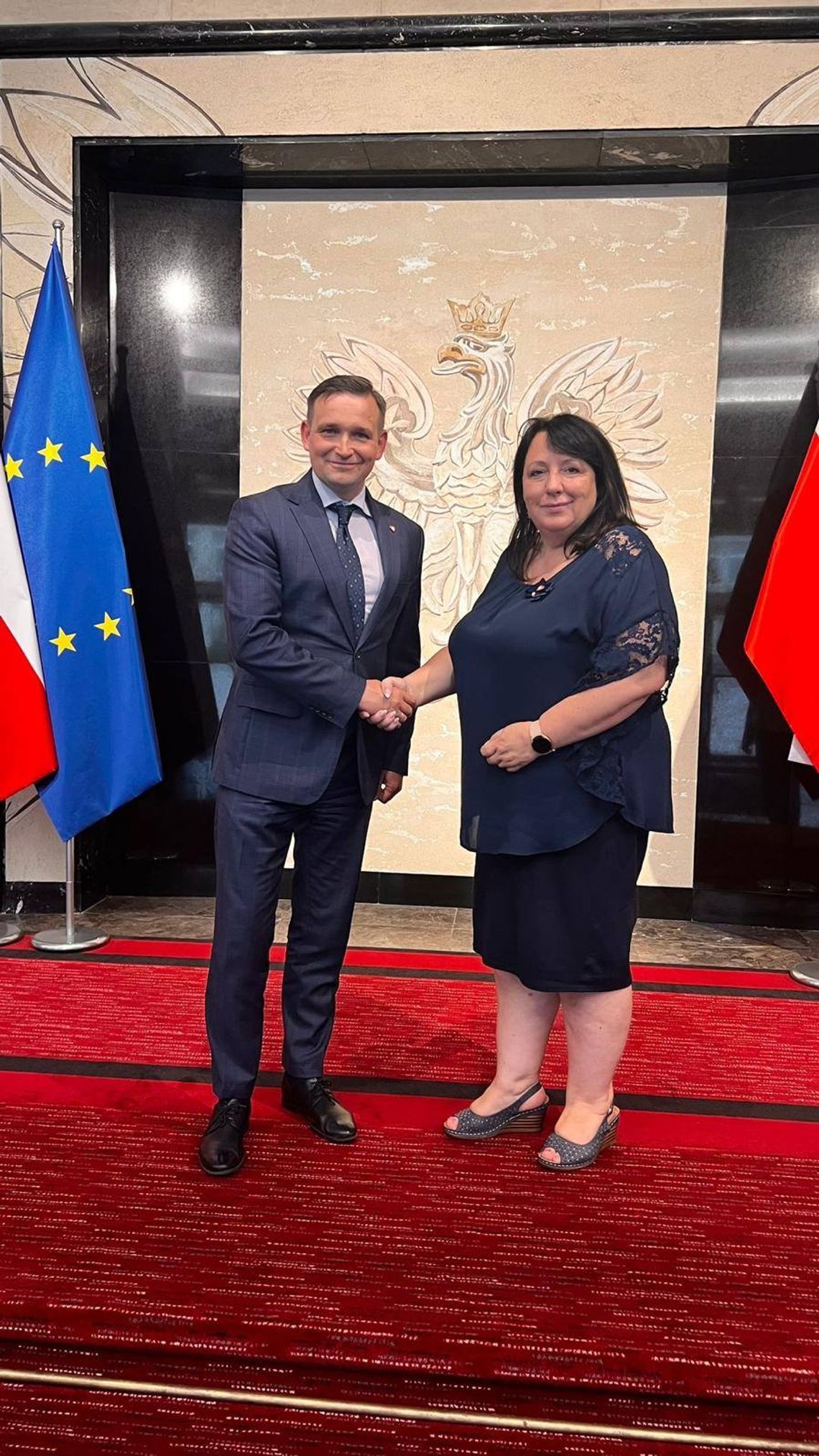 Władze powiatu oleśnickiego są w Warszawie