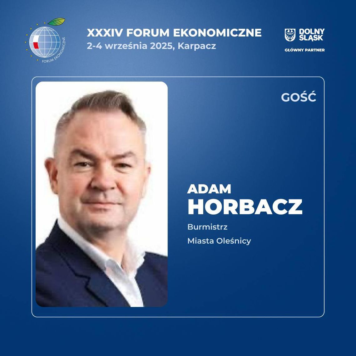 Burmistrz Oleśnicy na Forum Ekonomicznym
