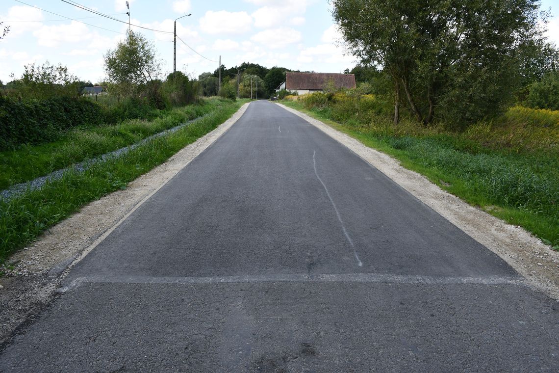 Droga gminna w Sokołowicach jest już po remoncie