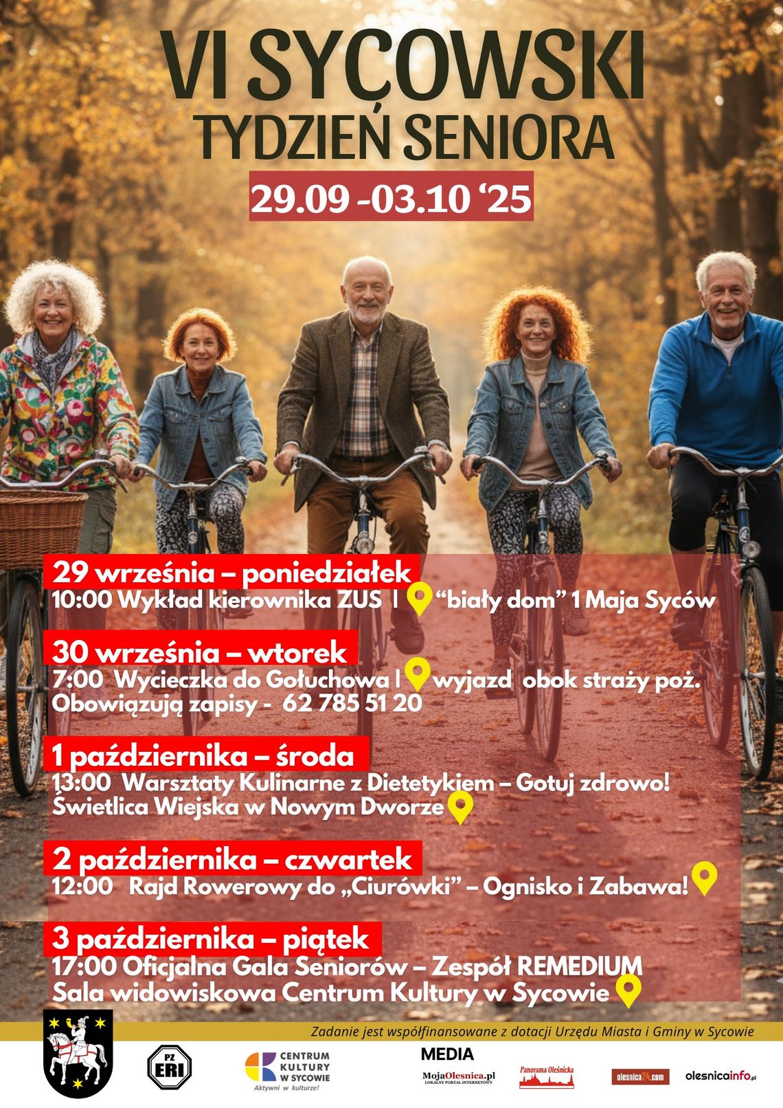 VI Sycowski Tydzień Seniora już niebawem