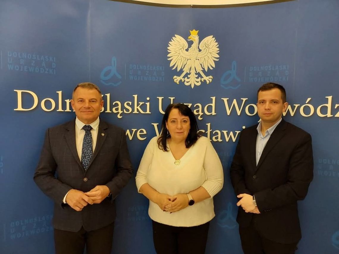 Władze powiatu oleśnickiego u wicewojewody dolnośląskiego