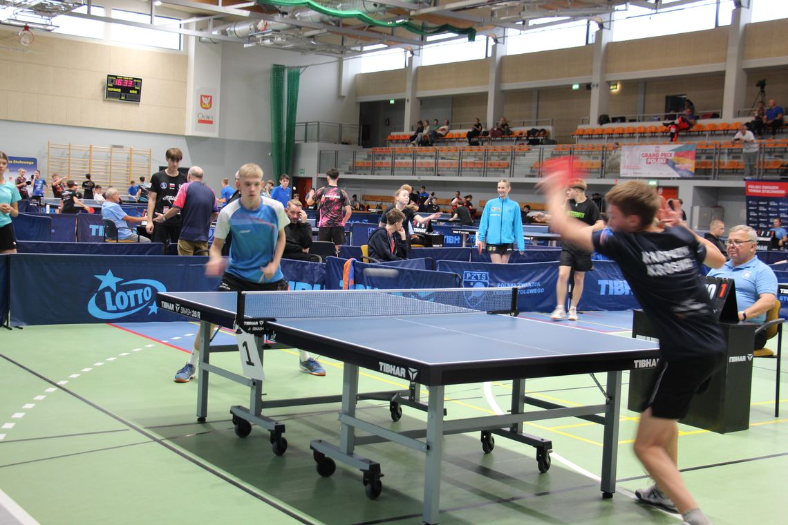 Grand Prix Polski w tenisie stołowym trwa w Oleśnicy