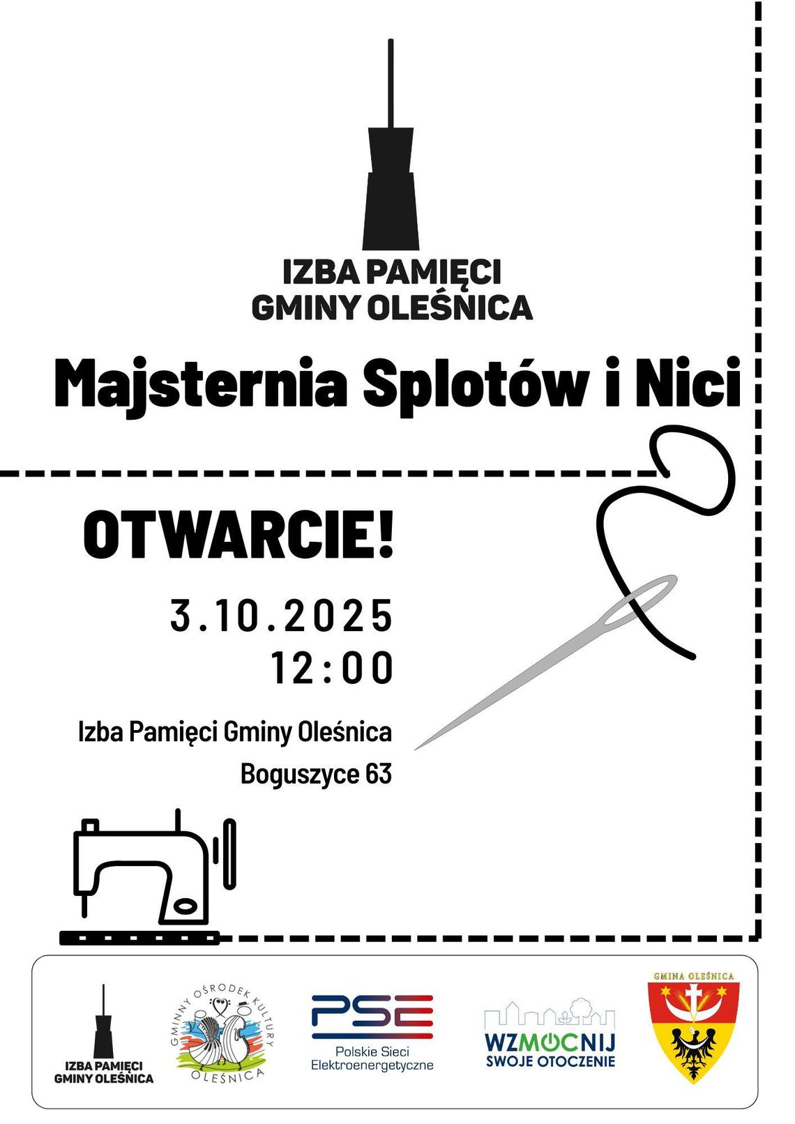 Majsternia splotów i nici. A cóż to takiego?
